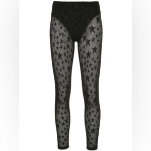 Adam Selman Sport star mesh leggings